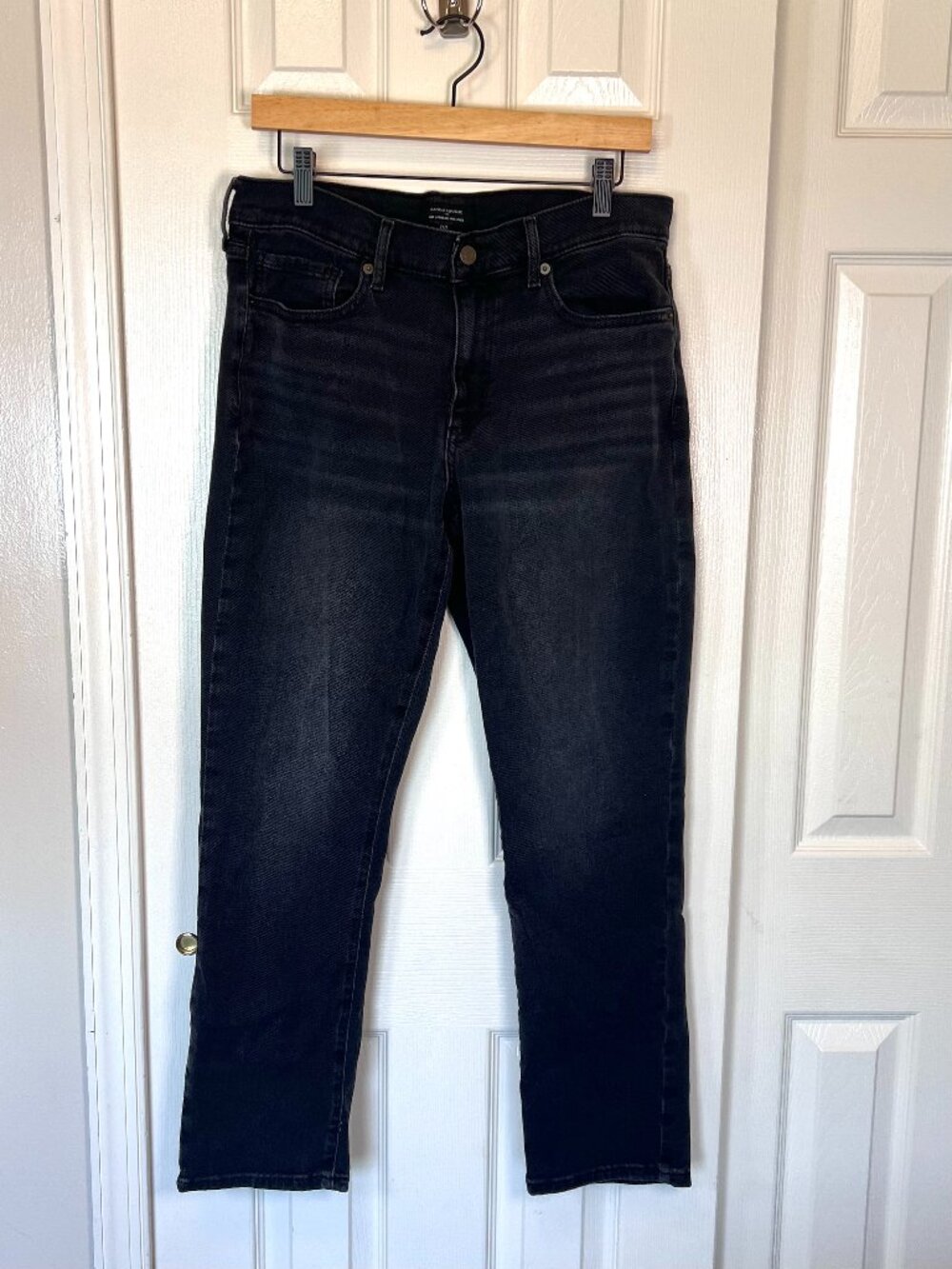 Banana Republic Factory Black Girl Friend Midrise Jeans Size 29 Grunge Emo Alt
